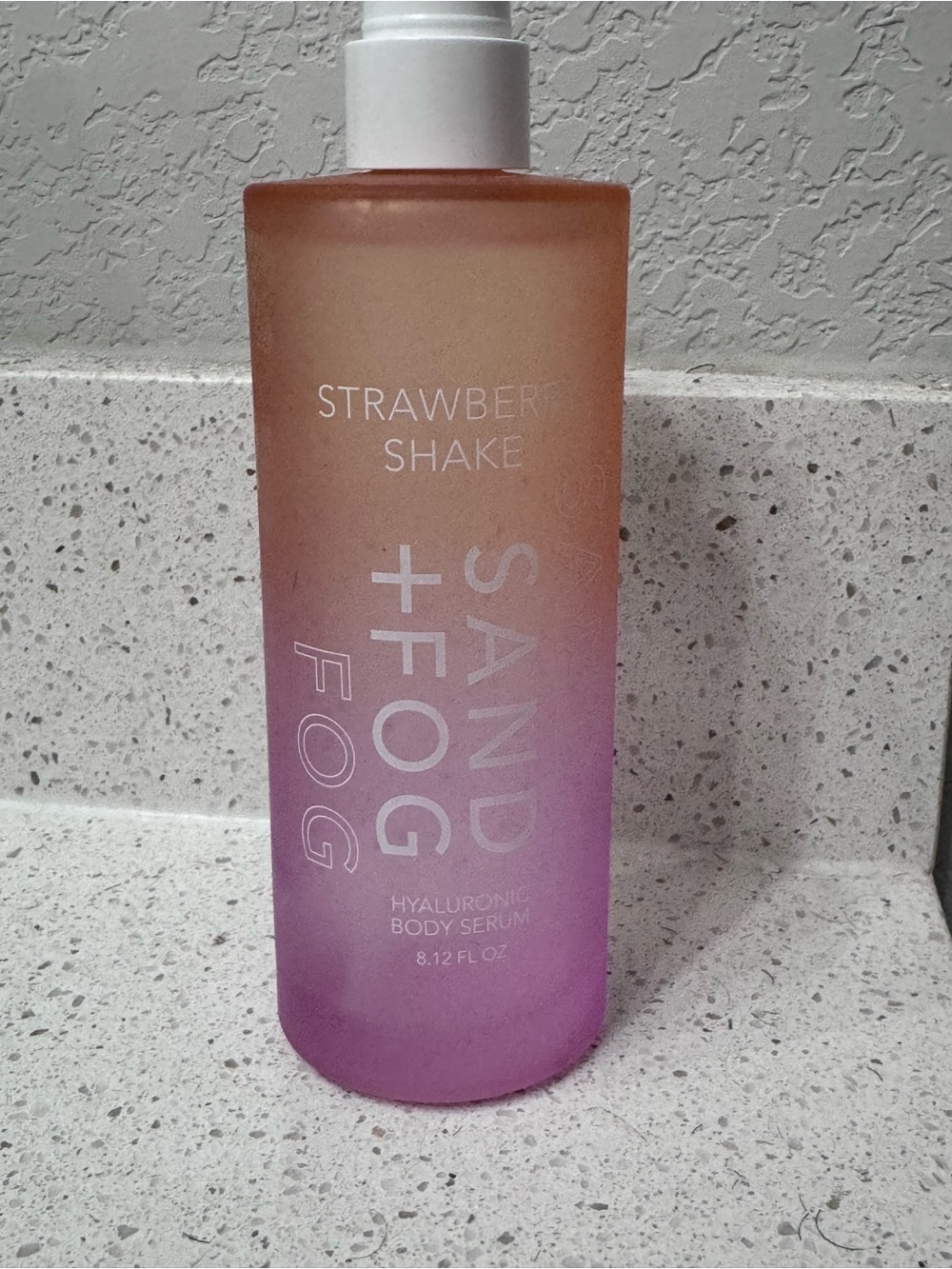 Sand + Fog Strawberry Shake Hyaluronic Body Serum –Strawberry Shake (new no lid)